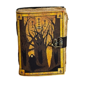 Journal en cuir pour femmes, élégant et classique, journal de voyage et livre de sorts en cuir véritable, 7x5, produit artisanal en cuir - Product Image 1