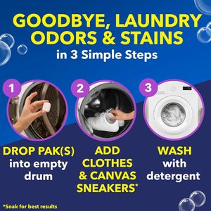 OxiClean Odor Blasters, paquets de lessive puissants anti-odeurs et anti-taches, 24 unités - Product Image 3