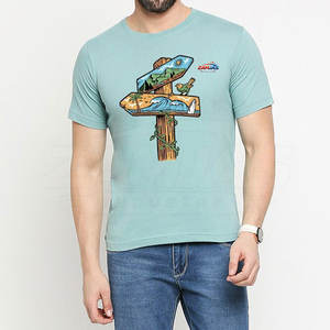 T-shirt imprimé graphique pour homme, prix d'usine, respirant, best-seller, idéal pour les tenues décontractées - Product Image 5