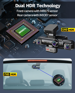 Caméra embarquée STARVIS 2 4 canaux, caméra avant 4K + 3 caméras 1080P, Wifi, DVR de voiture, radar intégré, GPS, caméra embarquée avec vision nocturne - Product Image 2