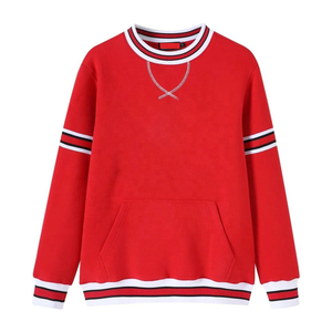 Sudadera universitaria personalizada de punto largo para mujer, estilo hermandad y fraternidad, cuello redondo griego, suéter de invierno con logo frontal - Product Image 1