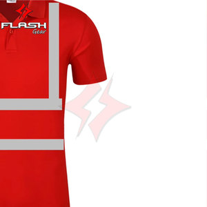 Chemises polo haute visibilité, classe 1 ANSI, imperméables, design de sécurité réfléchissant, construction de haute qualité, bande réfléchissante durable - Product Image 3