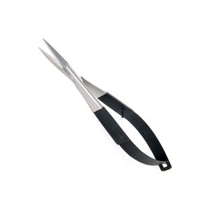 Ciseaux à cuticules pour ongles à poignée noire Micro ciseaux à ongles de qualité supérieure Ciseaux à ongles de manucure à pointe pointue - Product Image 1