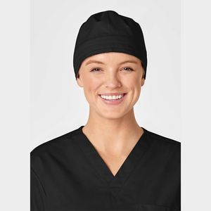 Logo personnalisé Luxe Style gommage Cap pour médecins infirmières équipes hospitalières tissé coton tissu - Product Image 4
