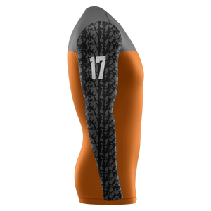 เสื้อแรชการ์ดสำหรับผู้ชายพิมพ์ลายแบบระเหิดแขนยาวสำหรับผู้ชายแบบสั่งทำคุณภาพสูงจากโรงงาน - Product Image 6