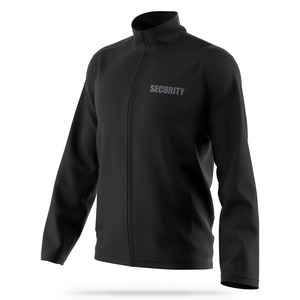 Mens Utility Workwear Waterproof <b>Fleece</b> <b>Lining</b> SECURITY Softshell <b>Jacket</b> Casual Custom Design Screen Printed Coach <b>Jackets</b> - Product Image 3