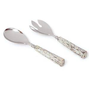 Vente en gros de haute qualité Ensemble de service à salade en acier inoxydable Ensemble de couverts polonais mat pour cuisine et table - Product Image 3