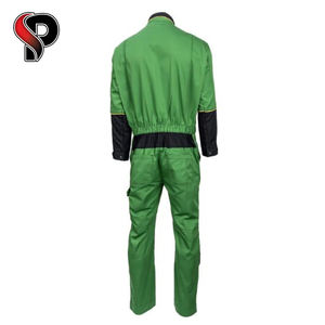 Fourniture d'usine de grande taille 100% coton polyester sergé OEM première sécurité globale du travail vêtements de travail combinaison de sécurité Durable confortable - Product Image 4