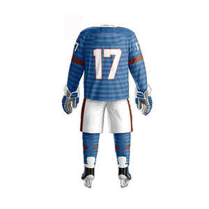 Ensemble de tenue de hockey sur glace personnalisé de haute qualité 2025, double face réversible, sublimation, écologique, coupe-vent, séchage rapide, pour hommes, OEM - Product Image 5