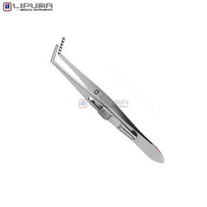 Pinzas para Estrabismo JAMESON para Diestros, 10 cm, Instrumentos Médicos Quirúrgicos, Cirugía Oftálmica, Acero Inoxidable de Alta Calidad - Product Image 4