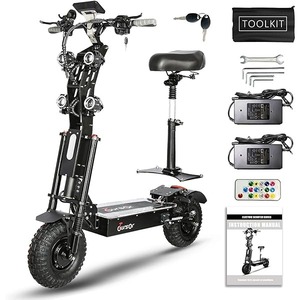 WHOLESALES ORIGINAL STRONG DURABLE FAST X14 <b>72V</b> 10000W 14inch Fat Tire Electric Scooter 40ah <b>battery</b> / 85-100km/h 65MPH - Product Image 4