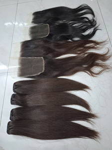 VCHAIRVIETNAM Extensions de cheveux humains vietnamiens vierges haute définition à fermeture frontale en dentelle en tailles 2x6 3x6 3x7 13x8 Vietnam - Product Image 2