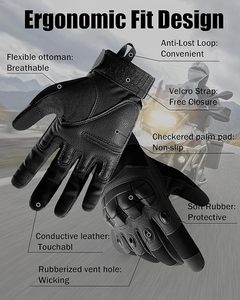 Gants tactiques d'escalade et de randonnée pour l'extérieur avec prise en main renforcée, ajustement sécurisé et options de personnalisation du logo de marque privée - Product Image 5