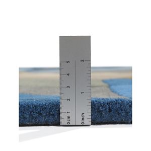 Compre Alfombras Indias hechas a mano de viscosa de lana copetuda multicolor rosa a precio al por mayor - Product Image 5