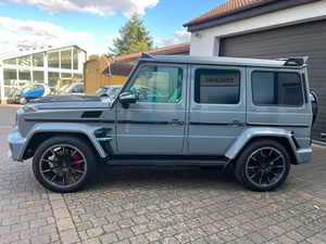 Kit de carrocería de repuesto para SUV G-Wagon gris usado, parachoques delantero, aletas de guardabarros, embellecedores negros para reparación y mejora - Product Image 3