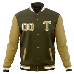 แจ็คเก็ตเบสบอลของผู้ชายแขนหนังสไตล์ลำลองคอตั้งเสื้อแจ็คเก็ตลำลองสไตล์เกาหลีสำหรับฤดูหนาว - Product Image 5