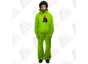 Conjunto de chándal de invierno de poliéster 100% transpirable de 2 piezas ultra cómodo y elegante para hombre, patrón sólido - Product Image 5