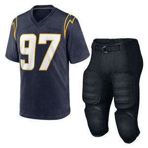 Créez votre propre maillot de football américain personnalisé, service OEM, unisexe, spandex/polyester, manches courtes, Ronpex International - Product Image 1