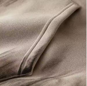 Sweat à capuche unique en coton noir pour hommes sweats à capuche coupe régulière pour hommes sweats lavés à l'acide sweats à capuche de haute qualité sur mesure - Product Image 4