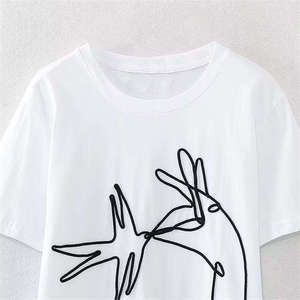 Camisetas de Mujer Estampadas Extra Grandes, Casuales, Transpirables, de la Mejor Calidad y Diseño, 100% Algodón para Chicas - Product Image 3