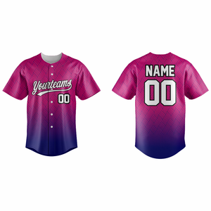 Camisetas de Béisbol y Sóftbol Personalizadas con Nombre y Número, Sublimación, Bordado, Impresión, Transpirables, Tela Tackle Twill, Tallas Grandes, Manga Corta - Product Image 2