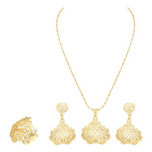 Conjunto de colgantes de latón de primera calidad Chapado en oro exclusivo Chapado en oro Laminado Regalo de joyería de moda para Bodas de mujeres Compromisos - Product Image 1