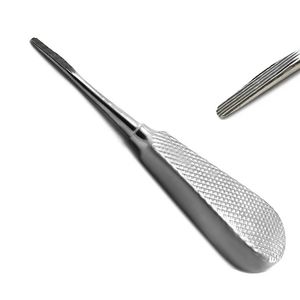 Élévateur manuel réutilisable en acier inoxydable Coleman pour l'extraction des racines avec dents dentelées pour usage dentaire - Product Image 1
