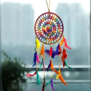 Nhiều màu Boho Dream Catcher <span class=keywords><strong>macrame</strong></span> tường treo thiết kế hiện đại thông tư dọc mô hình tường trang trí nội thất cho nhà giá rẻ - Product Image 1