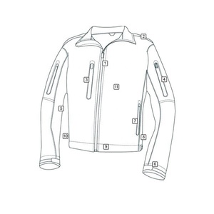 Vêtements d'hiver Homme Soft Shell Layered Jacket Fleece Waterproof Men Softshell Jacket Premium quality - Product Image 3