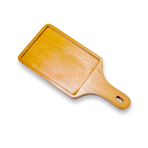 ถาดไม้สำหรับอบพิซซ่าสเต็กขนมปังเค้กกระดานผักที่ใช้ในครัวเรือนทนทานและจาน - Product Image 4