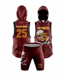 ชุดฟุตบอล 7 คน แบบซับลิเมชั่น พร้อมเสื้อแข่งแบบคอมเพรสชั่น สำหรับการฝึกซ้อมแบบกำหนดเอง 7v7 - Product Image 1