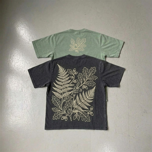 Fornitore all'Ingrosso di Magliette Sportive, T-Shirt in Cotone da Uomo 300g, Alta Qualità, Grafica Personalizzata, Lussuosa Maglietta Corta Perforata in Cotone - Product Image 2