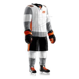 Ropa deportiva personalizada uniforme de hockey sobre hielo chaqueta ropa Plaid Camo Hockey Jersey personalizado hockey sobre hielo Jerseys trajes - Product Image 4