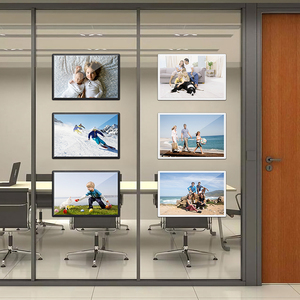 Manchon de cadre de poche <span class=keywords><strong>photo</strong></span> amovible pour mur de réfrigérateur support d'image en plastique transparent affichage protecteur de <span class=keywords><strong>photo</strong></span> réutilisable - Product Image 5