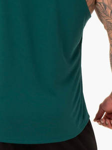 Camisetas sin mangas para hombre con logotipo personalizado de alta calidad y tarifa al por mayor, camisetas sin mangas transpirables de talla grande de Color sólido para entrenamiento de gimnasio, camiseta sin mangas para hombre - Product Image 4
