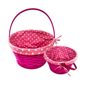 Rustic Kids' <b>Easter</b> Basket with Handle BAMBOO BASKETS From Vietnam Durable and Reusable Basket for <b>Egg</b> <b>Hunts</b> & Candy - Product Image 1