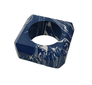 Square Resin Napkin Rings Unique Patterns Classic Style Customized Color for Luxury Dining <b>Table</b> Decor for Home <b>Parties</b> - Product Image 4