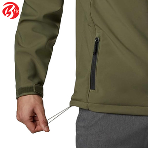 Offre Spéciale Veste Softshell d'Hiver de Meilleure Qualité pour Hommes Conception de Logo Personnalisé à Col Montant - Product Image 4