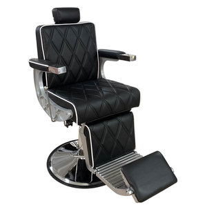 Silla de barbería elegante y ergonómica portátil para hombres para salones hoteles - Product Image 1