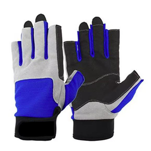 Dernière vente en gros vente chaude hommes femmes doigt moins gants respirant voile gants prix de gros pas cher OEM personnalisation - Product Image 4