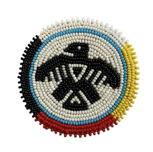 Patchs perlés faits à la main avec perles de rocaille pour vêtements - Product Image 4