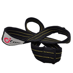 Heavy Duty Figura 8 Levantamiento de pesas Gimnasio Fitness levantamiento de pesas figura personalizada ocho muñeca correa de algodón para entrenamiento de gimnasio - Product Image 5