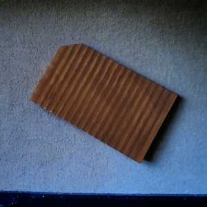 Ensemble de vaisselle marron à motif nid d'abeille plateau de service en bois de manguier écologique pour les mariages de Noël de vacances fabriqués à la main - Product Image 6