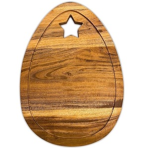 Planche de service en bois en forme de lapin, planche à découper en bois pour la cuisine, planches à charcuterie en bois plateau de service drôle pour le fromage - Product Image 4