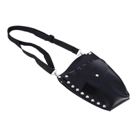 Ceinture utilitaire professionnelle de coiffeur avec étui de coiffeur en cuir pour ciseaux tondeuses et peignes organisateur outils de coiffeur