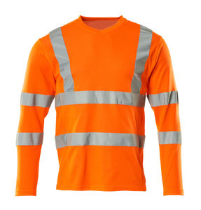 Cotton Polyester Spandex Quick Drying High Visibility Reflective Safety Polo Shirt Half Sleeves <b>Work</b> <b>Wear</b> Hi Viz T Shirt - Product Image 4