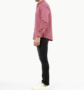 Conjunto de dos piezas de algodón 100% con el logotipo de tu marca personalizado de verano para hombre, camisa informal transpirable Lisa para hombre, moda informal al por mayor - Product Image 5