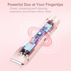Maquinilla de Afeitar Eléctrica con Cuchilla de Cerámica para el Área del Bikini, Axilas, Piernas y Brazos en Alemán - Product Image 2