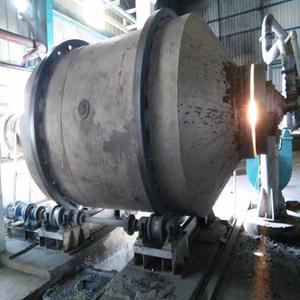 1T-20T Capacité Gaz Naturel Carburant Four Rotatif Machines De Découpe Des Métaux Pour Recyclage De Noyau De Moteur De Fusion De Rebuts D'aluminium - Product Image 1