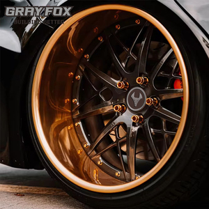 Rines de Aleación Cóncavos Forjados a Medida de 2 Piezas, Cromados, 5x112 5x127 5x139.7, 18 19 -22 Pulgadas, para BMW, Rolls-<span class=keywords><strong>Royce</strong></span>, Porsche GT-R - Product Image 1